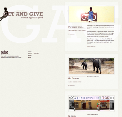 get and give